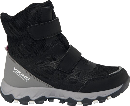 Viking Footwear Kid"s Track Warm Waterproof 2v Black 34
