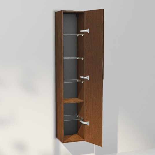 INR Iconic Nordic Rooms Grip 30/30 Høyskap Dark oak / 30cm Høyre Hengslet