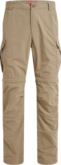 Craghoppers Men"s NosiLife Convertible Cargo Trousers III Pebble 38 Long Craghoppers Men"s NosiLife Convertible Cargo Trousers III Pebble 38 Long