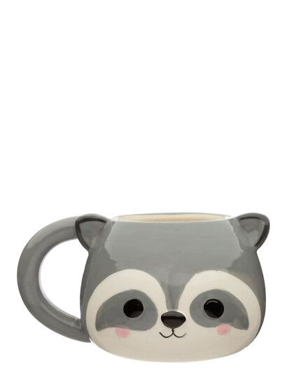 Puckator Huddle Penguin Ceramic Shaped Handle Mug - Grey - ONE SIZE Puckator Huddle Penguin Ceramic Shaped Handle Mug - Grey - ONE SIZE