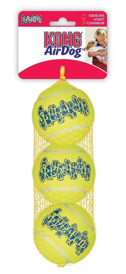 Kong Airdog Squeakair Tennisball Hundeleke Xs 3Stk. Kong Airdog Squeakair Tennisball Hundeleke Xs 3Stk.