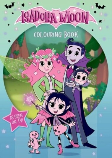 Isadora Moon Colouring Book packed with colouring and drawing as seen on TV