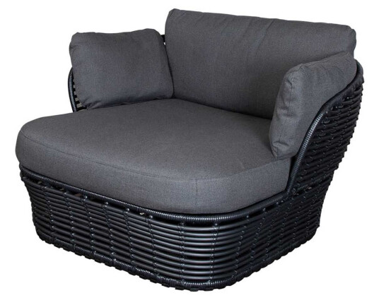 Cane line Basket dynsett Graphite Til loungestol Svart Cane line Basket dynsett Graphite Til loungestol Svart