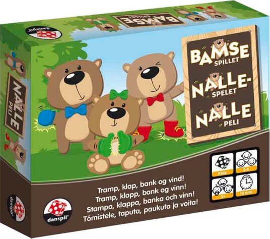 Danspil Bamsespillet Kortspill 3 År+