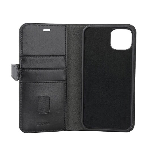 BUFFALO iPhone 15 Plus Lommebokveske 2in1 Svart