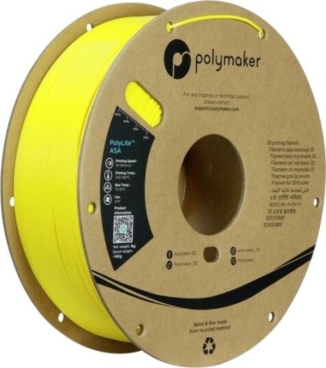 Polymaker PolyLite ASA Filament 1.75 mm 1000 g Gul PF01031