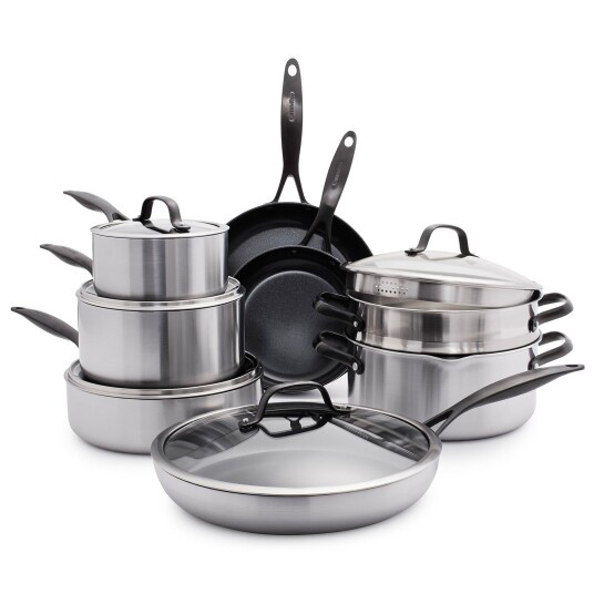 Greenpan Venice Pro Noir grytesett 13 deler
