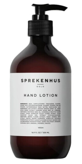 Sprekenhus Hand Lotion 500ml   Vega Håndkrem Gjennomsiktig