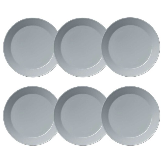 Iittala Teema Tallerken 26 cm Perlegrå 6 pk