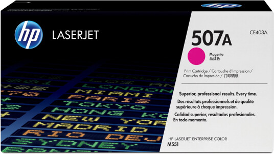 HP Toner 507A / CE403A Magenta (6.000 sider) Original