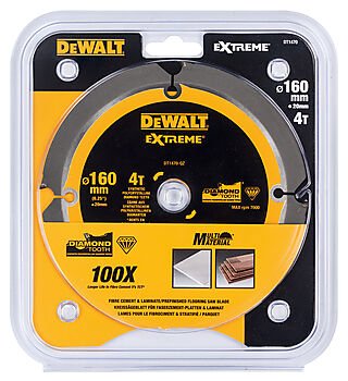 Dewalt sagblad fibersement dt1471 165x20 mm 4 tenner Dewalt sagblad fibersement dt1471 165x20 mm 4 tenner