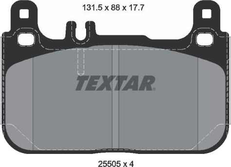 TEXTAR 2550501 Bremseklosser