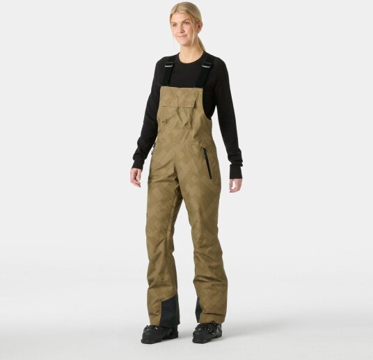 Helly Hansen Dame Legendary Fôret Skibukse Med Seler Beige M
