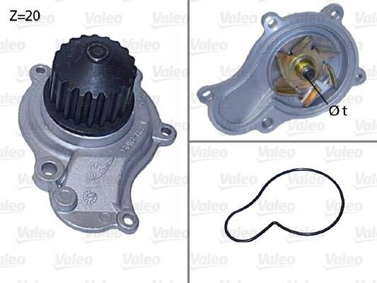 VALEO 506605 Vannpumpe