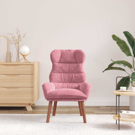 Avslappende stol Rosa 69 x 74 x 93 cm Fløyel