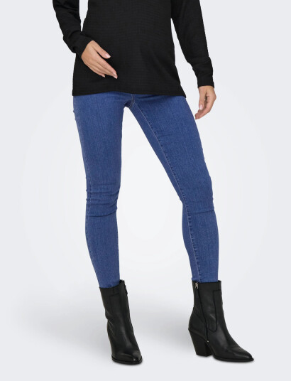 Only Maternity Olmrain Life Reg Sk Legging Mbd Dnm Noos - Blue - M x 32