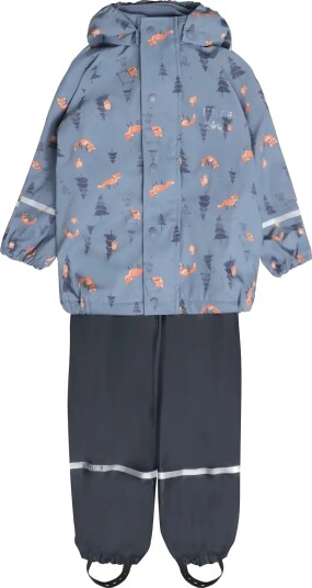 Little B Pu Set Aop W. Fleece   Blue   104