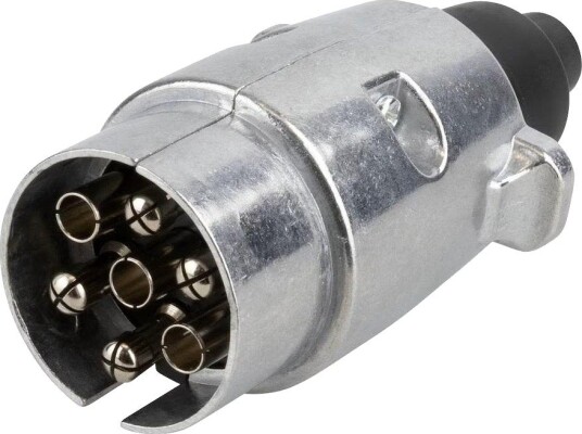 Cj 547189 Tilhengerkontakt 7-Polet, Metall, 100 × 60 mm
