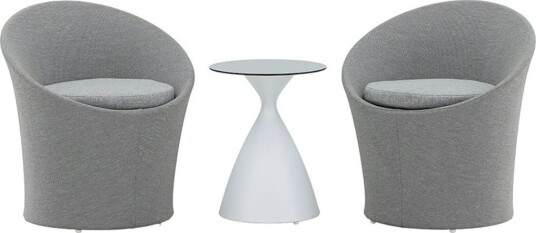 Venture Home Design Spoga Loungesett Hvit/Grå 1703410-01-345 1692154-02-0