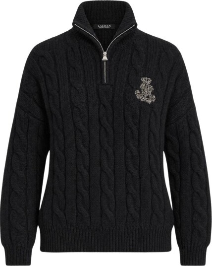 Ralph Lauren Dame Gensere & Hettegensere Svart M,