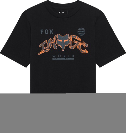 Fox Youth Image Print Tee Ultra Black Youth M