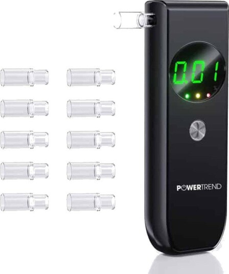 Powertrend Promillo Alkotester med munnstykker Powertrend Promillo Alkotester med munnstykker