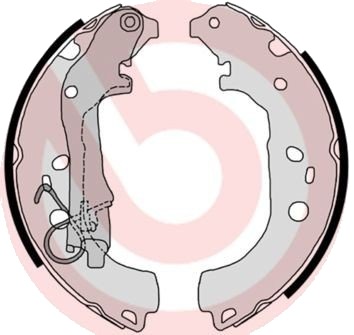 Bremsesko sett BREMBO S 23 518 Bremsesko sett BREMBO S 23 518
