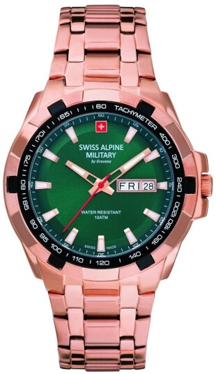 Swiss Alpine Military Herreklokke 7043.1164 Day Date Swiss Alpine Military Herreklokke 7043.1164 Day Date