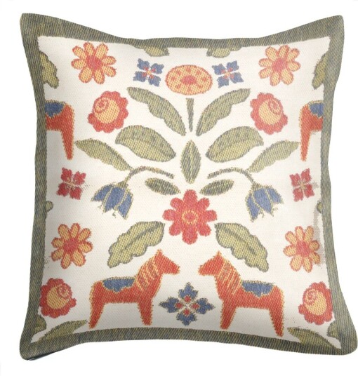 Ekelund Linneväveri Kurbitsblom putevar 40x40 cm Multi Ekelund Linneväveri Kurbitsblom putevar 40x40 cm Multi