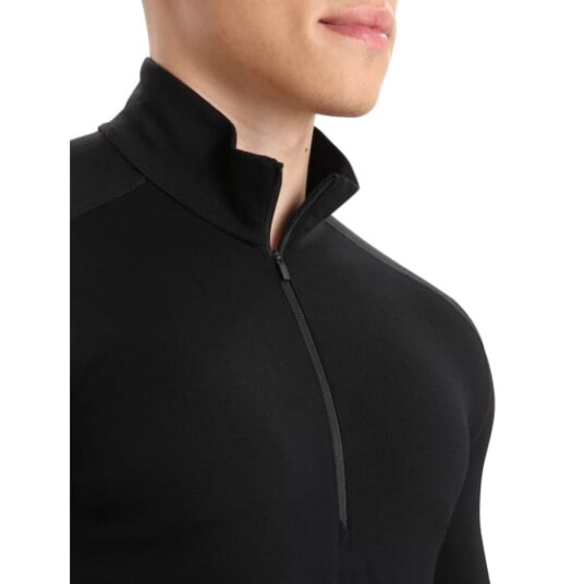 Icebreaker M Merino 260 Tech Ls Half Zip Black Male Icebreaker M Merino 260 Tech Ls Half Zip Black Male