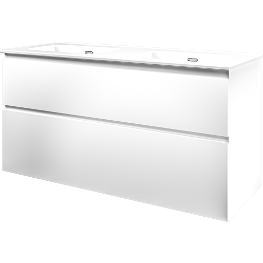 Sanibell Proline møbelpakke 121x46 cm matt hvit Sanibell Proline møbelpakke 121x46 cm matt hvit