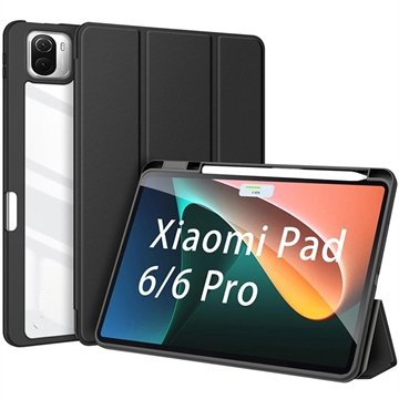 Dux Ducis Toby Xiaomi Pad 6/Pad 6 Pro Tri-Fold Smart Folio-etui Svart