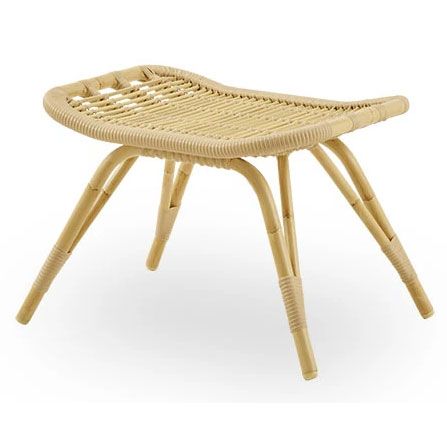 Sika Design Monet Fodskammel i kunstrotting Nature Sika Design Monet Fodskammel i kunstrotting Nature