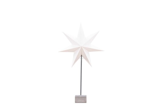 Venture Design Grövelfjäll adventsstjerne Hvit 40 cm Hvit