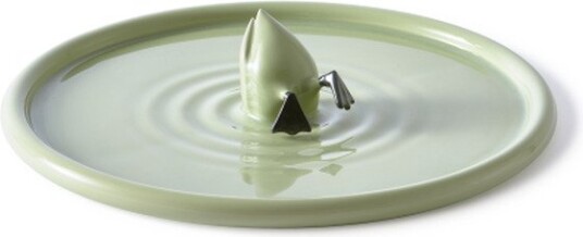 POLSPOTTEN Plate Diving Duck   Green   L40X W40X H9.5CM