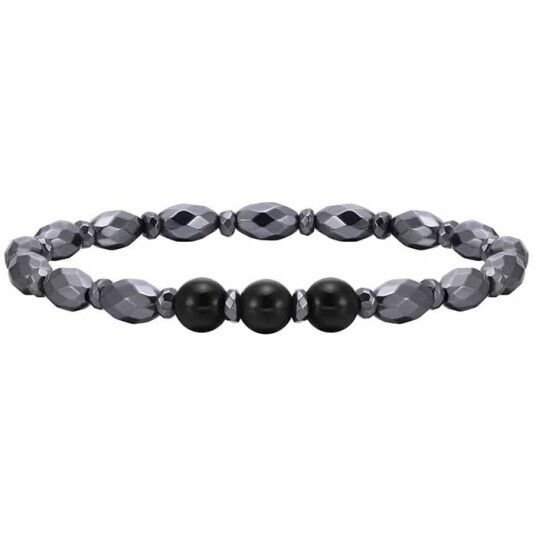Ovale hametittperler armbånd for menn Ovale hametittperler armbånd for menn