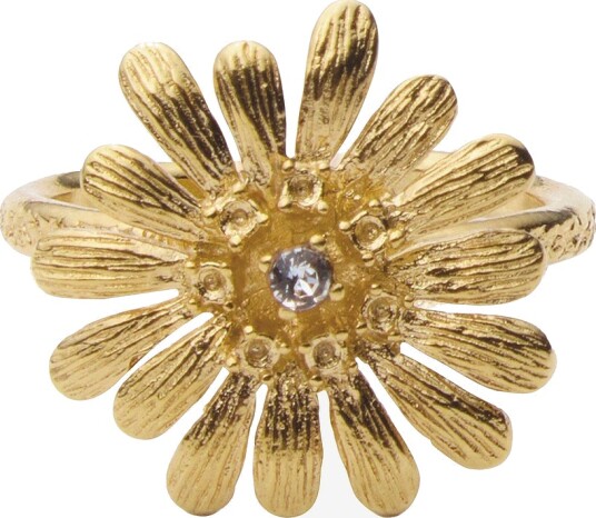 Caroline Svedbom Ring Daisy Gold Gull