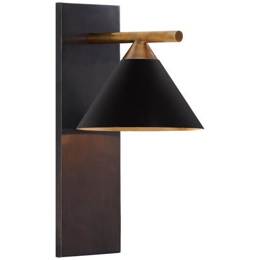 Cleo vägglampa brons/svart Cleo vägglampa brons/svart