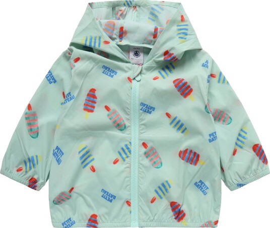 Petit Bateau Cires Coupe Vent Green 81 Petit Bateau Cires Coupe Vent Green 81