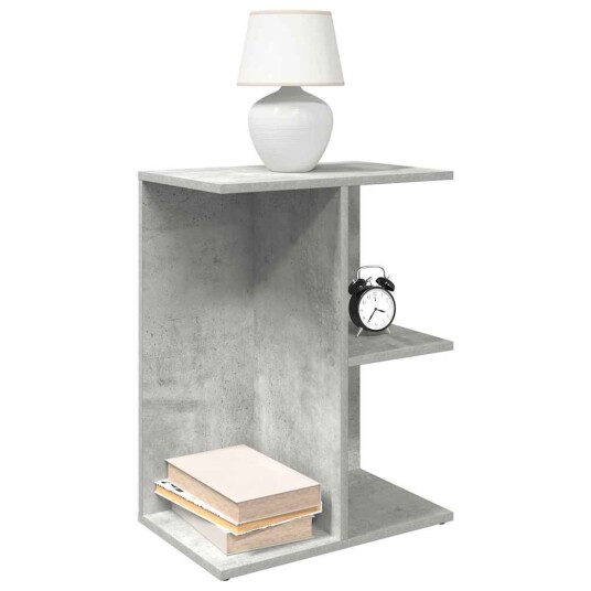  Nattbord 2 stk betonggrå 46,5x29x61 cm konstruert tre 8721158575364