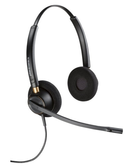 Hp Poly Encorepro Hw520d - Encorepro 500 Series - Hodesett - On-Ear - Kablet - Quick Disconnect - Svart - Certified For Skype For Business