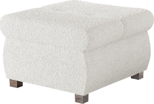 Cerys Fotskammel 60 cm - Hvit