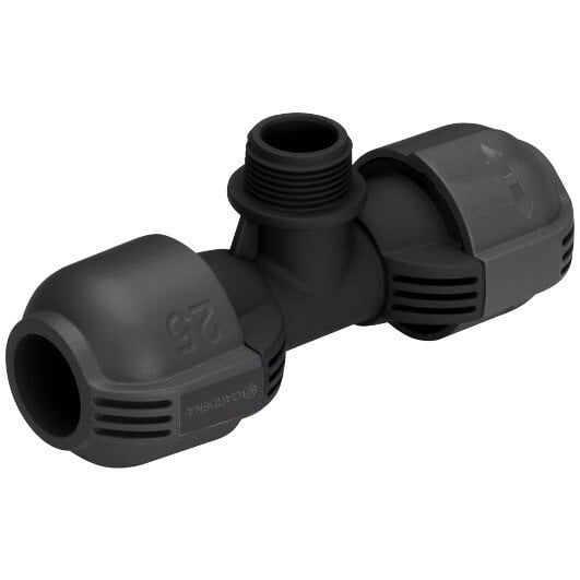 Gardena T-stykke 25 mm x 3/4" med hann-gjenger