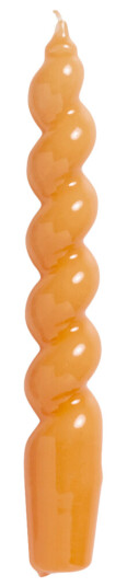 Hay Spiral candle lys 19 cm tangerine