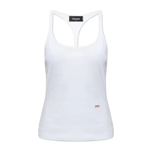Dsquared2 Dame Topper Hvit S Dsquared2 Dame Topper Hvit S