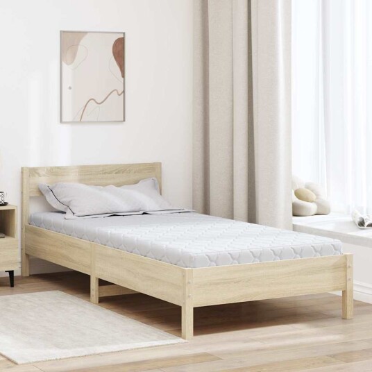 vidaXL Madrass Hvit 90 x 200 cm Jakardstoff vidaXL Madrass Hvit 90 x 200 cm Jakardstoff