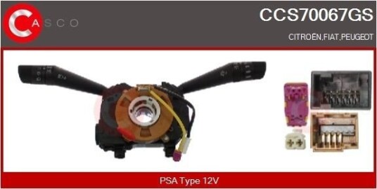 Bryter komplett rattstamme CASCO CCS70067GS Bryter komplett rattstamme CASCO CCS70067GS