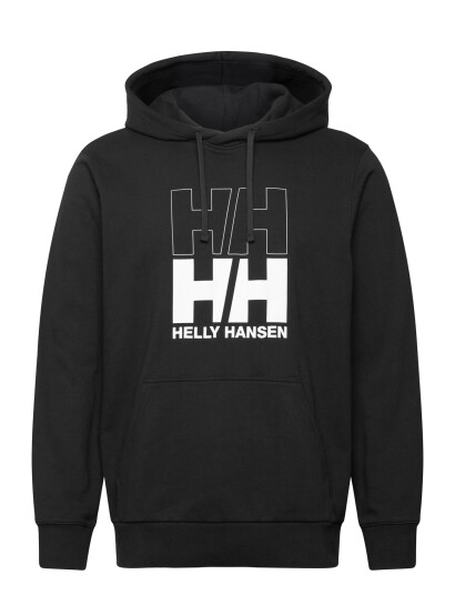 Helly Hansen Core Graphic Hoodie   Black   XXL