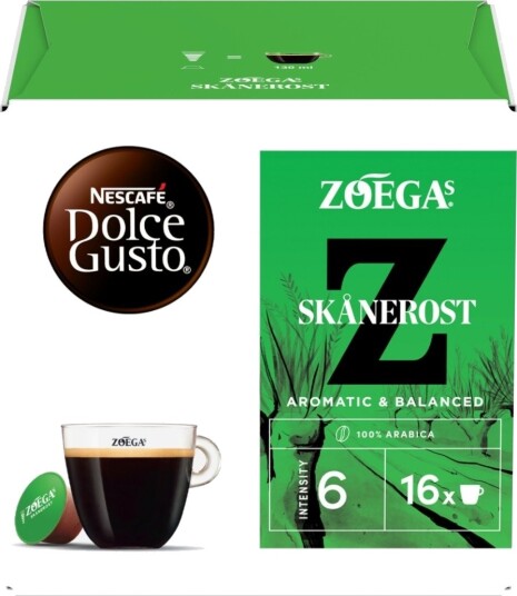Nescafé | Zoégas Skånerost 16 kapsler til Dolce Gusto Nescafé | Zoégas Skånerost 16 kapsler til Dolce Gusto