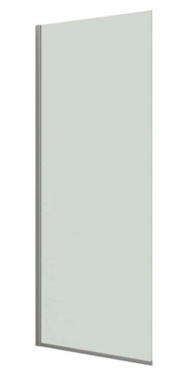 Dansani Match Fast Dusjvegg H:197,5x97-99 klar/satin